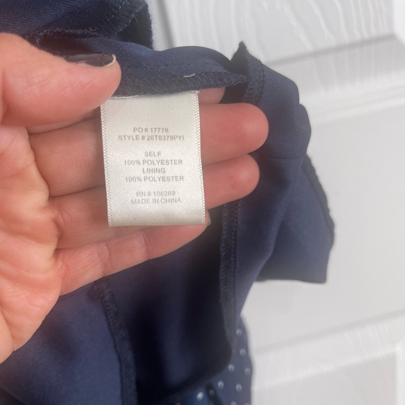 Row A Navy Polka Dot Dress - Picture 12 of 12